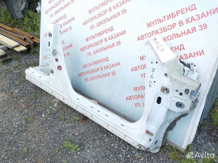 Порог правый со стойками кузова Мазда 6 GH