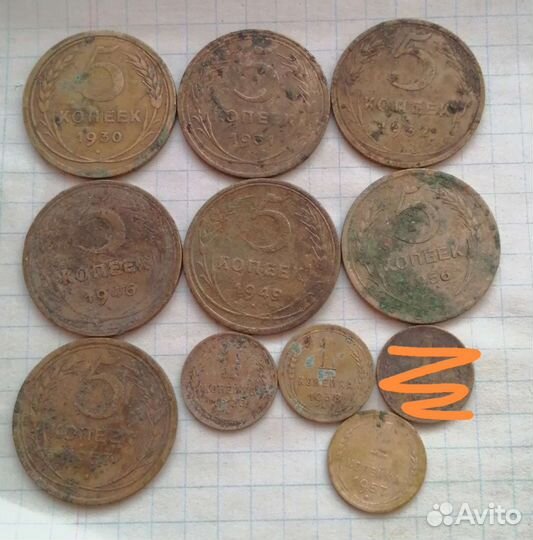 Лоты ранних советов без повторов