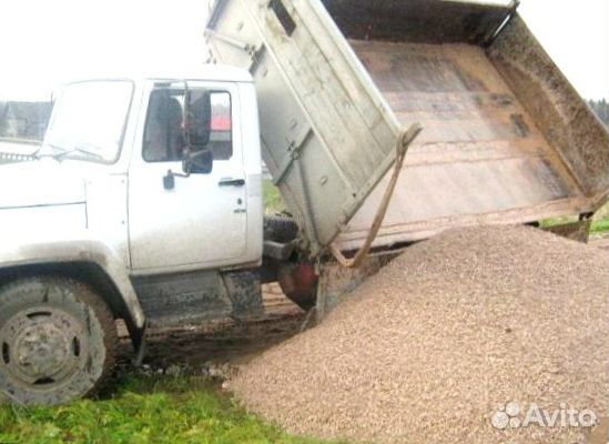 Песок, щебень, отсев, пгс, чернозём