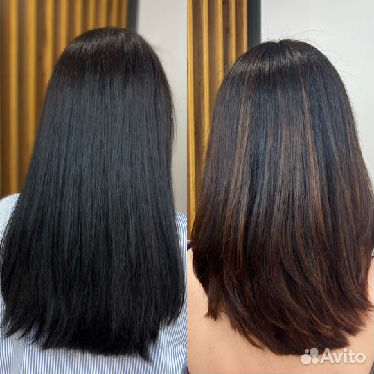 Окрашивание волос (сложные окрашивания) и стрижки