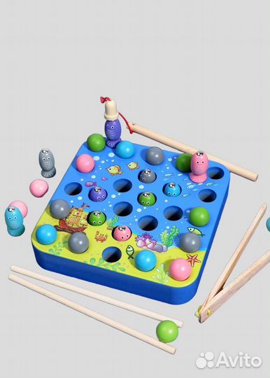 Развивающие игрушки магнитная рыбалка