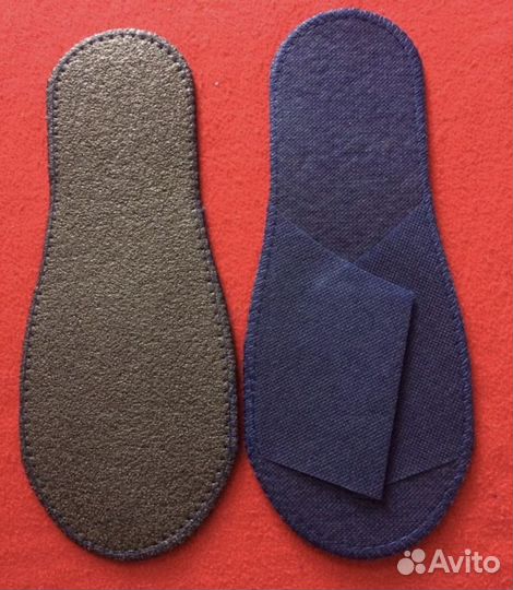 Тапочки синие для гостиницы для бани и сауны