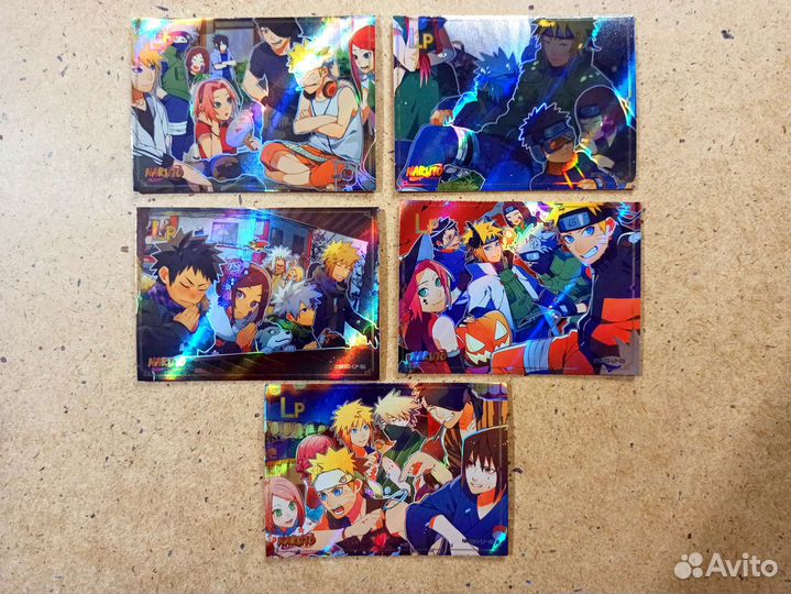 Карточки по Наруто