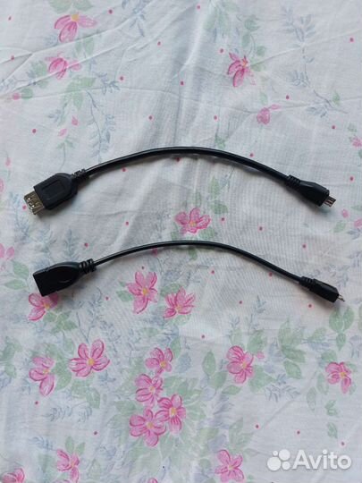 OTG кабель microUSB - USB новый