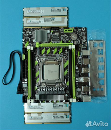 Новый комплект X79+Xeon E5 2630v2+64Gb