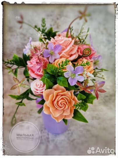 Букет из мыла