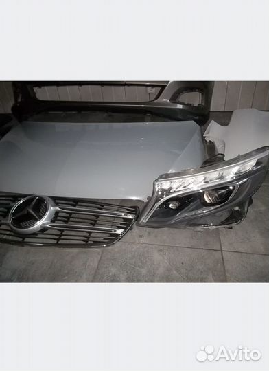 Mercedes vito w447 бампер крылья фары капот