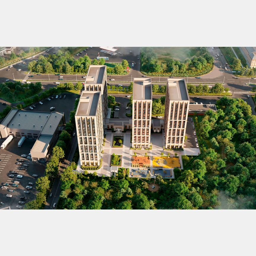 Апартаменты-студия, 23,3 м², 3/16 эт.