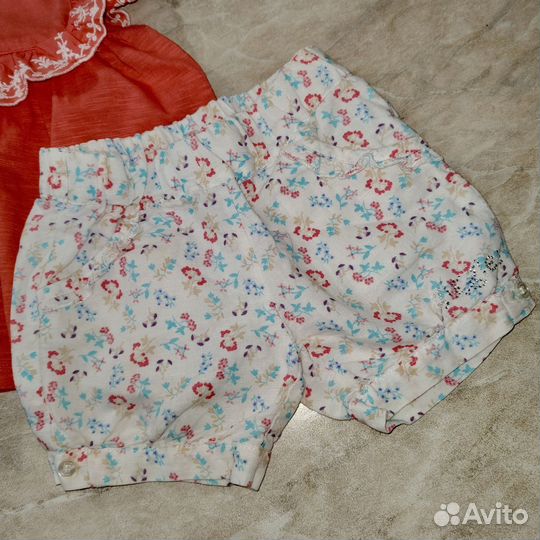 Майка и шорты для девочки 80