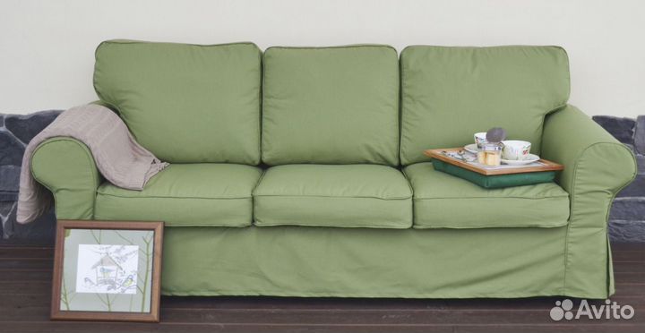 Чехол для дивана Экторп 3 местного (икеа)