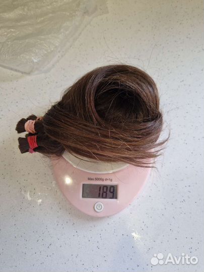 Натуральные волосы срез
