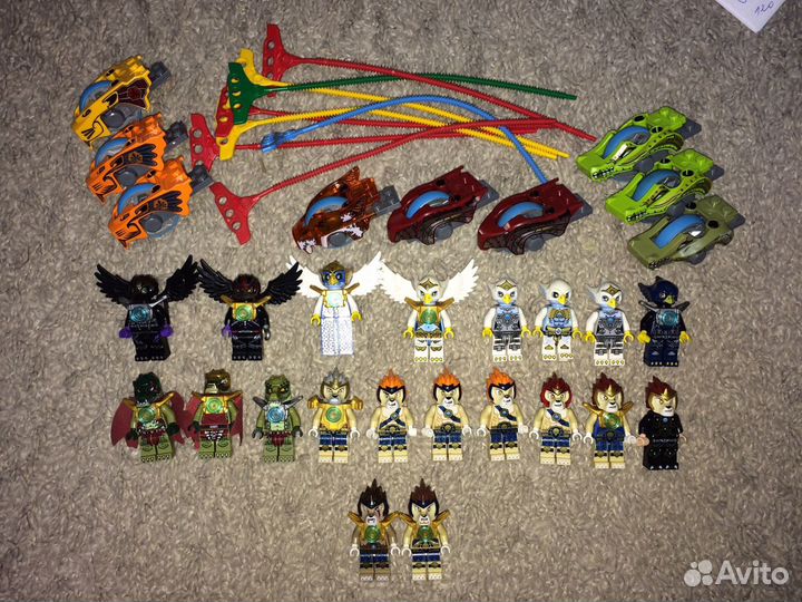 Lego Chima минифигурки и запчасти