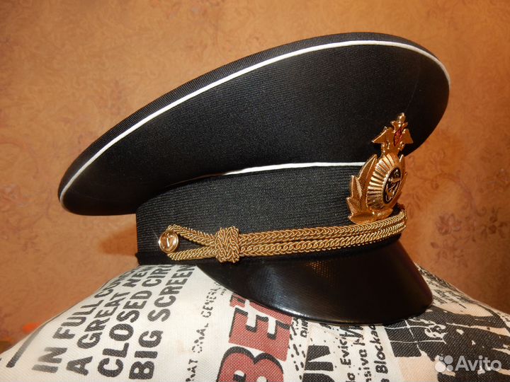 Фуражка вмф черная