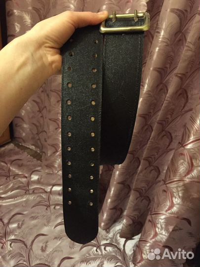 Новый Ремень нат.кожа 107см, шир 5см