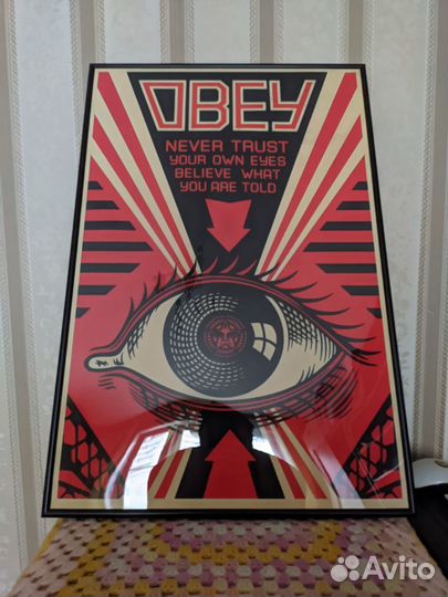 Плакат постер Shepard Fairey (Шепард Фейри) obey