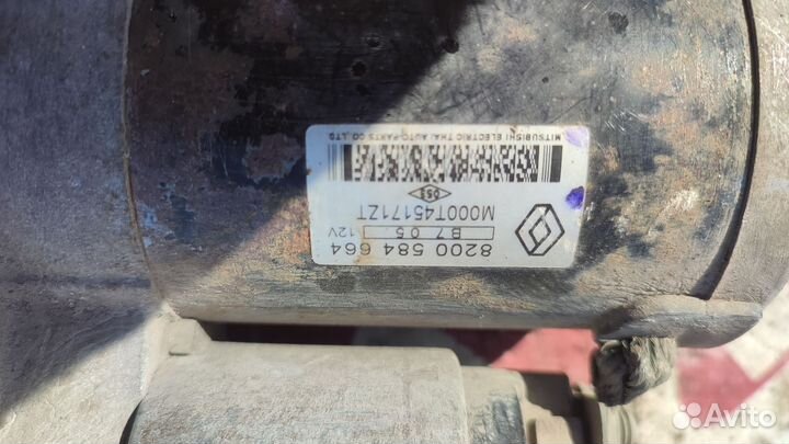 Стартер Renault Logan Sandero Largus