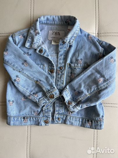 Джинсовая куртка для девочки 92 zara