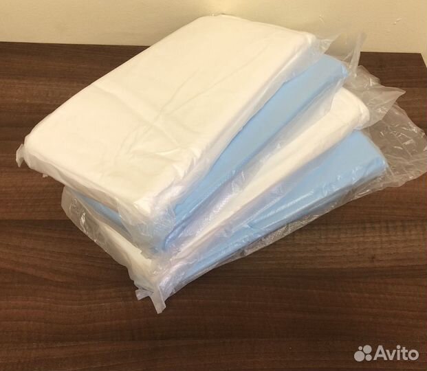 Простыни одноразовые в сложении 70*80см