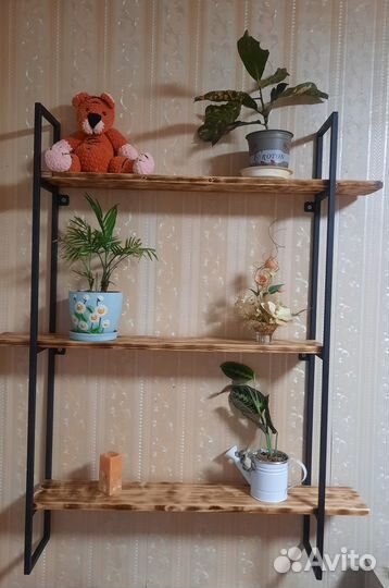 Полки для цветов лофт