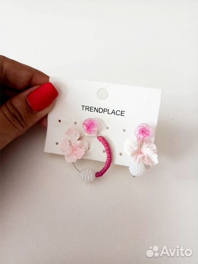 Серьги ручная работа