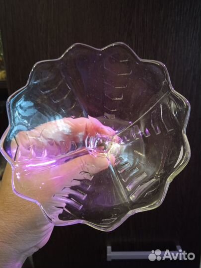 Конфетница - креманка. СССР. Стекло. Неман