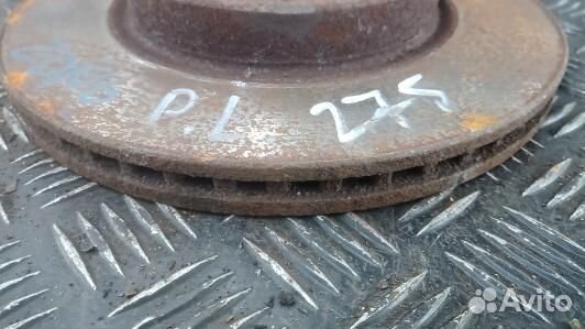 Диск тормозной передний toyota corolla E15 (ZDN06K601)