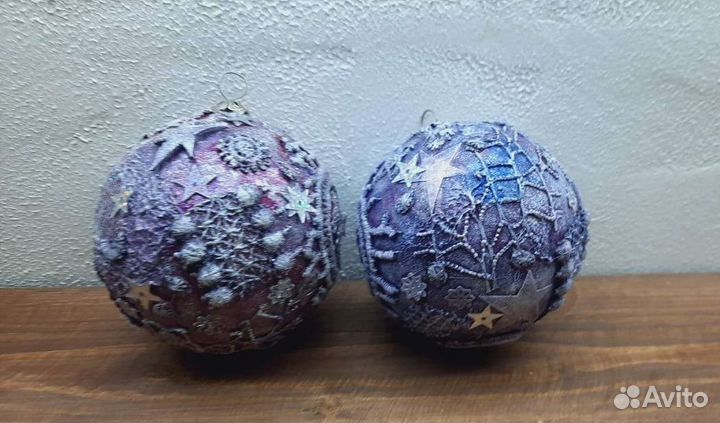 Елочные игрушки ручной работы