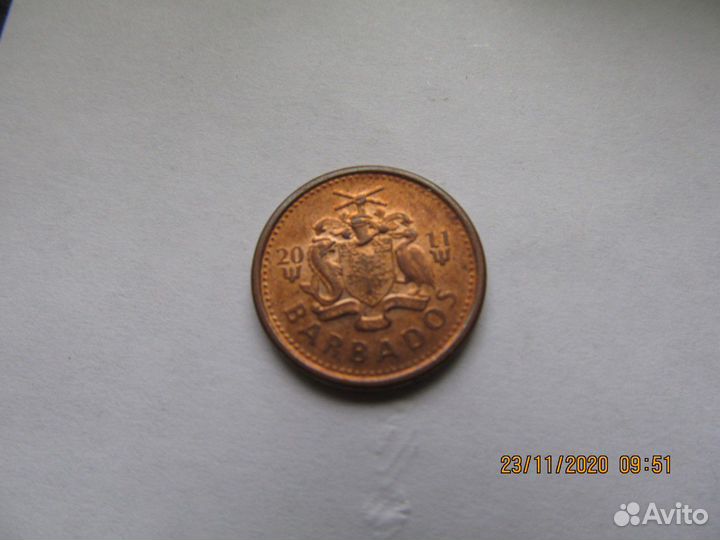 Монета Барбадоса