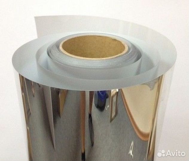 Пленка хром зеркало серебро