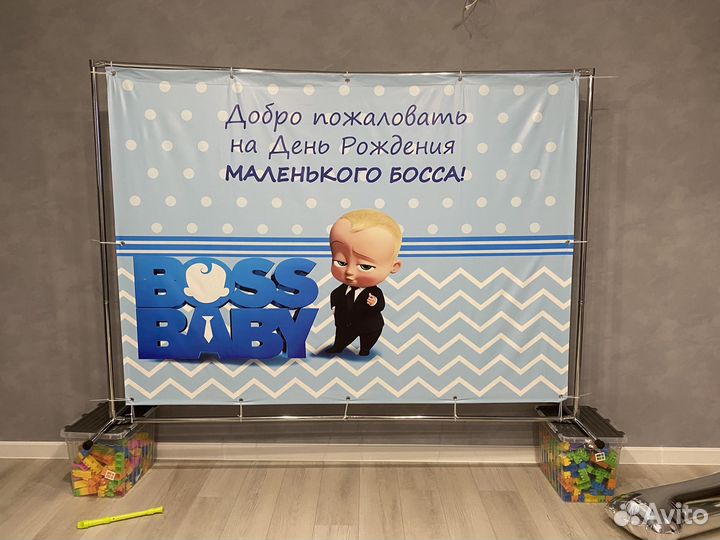 Банер на день рождения фотозона