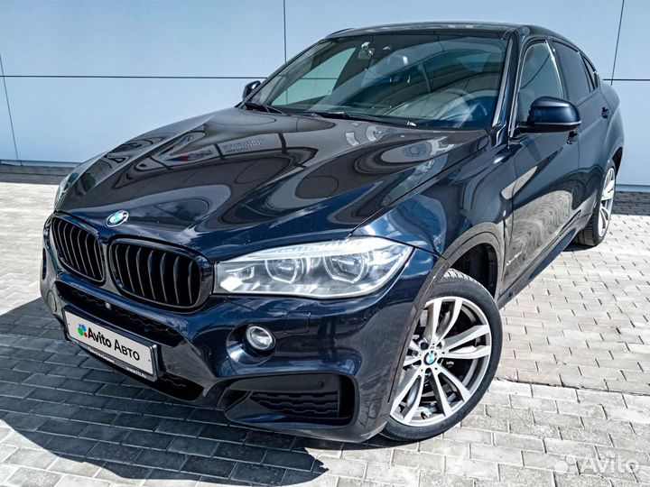 BMW X6 3.0 AT, 2017, 214 394 км