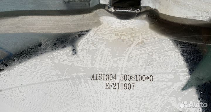 Люк без давления 500х100х3 aisi304