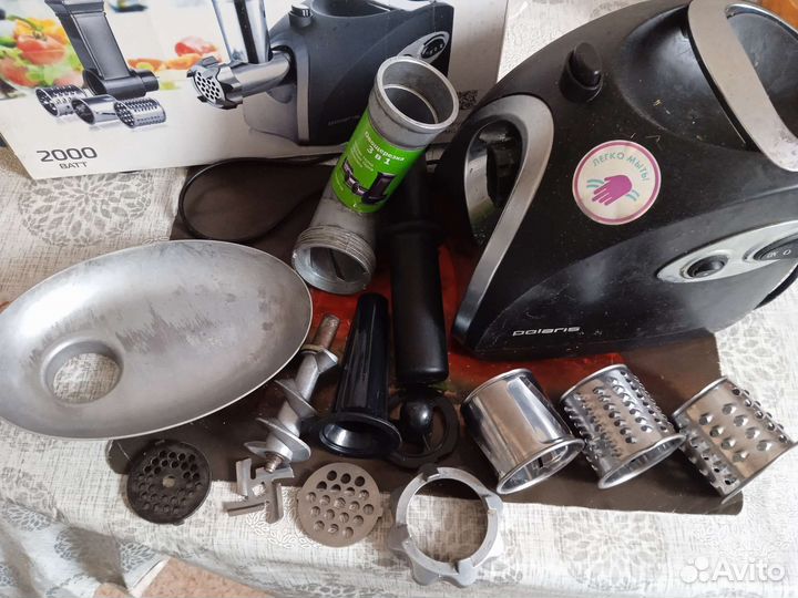 Запчасти на мясорубку polaris