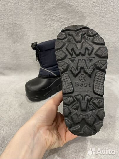 Сапоги утепленные резиновые детские