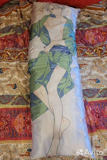 Дакимакура Юрий на льду (наволочка+подушка)