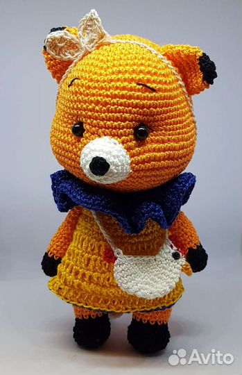 Вязаные игрушки заяц