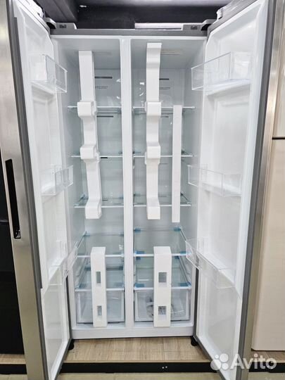 Холодильник Side by Side Бирюса SBS 460 I серый