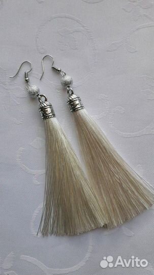 Серьги-кисти