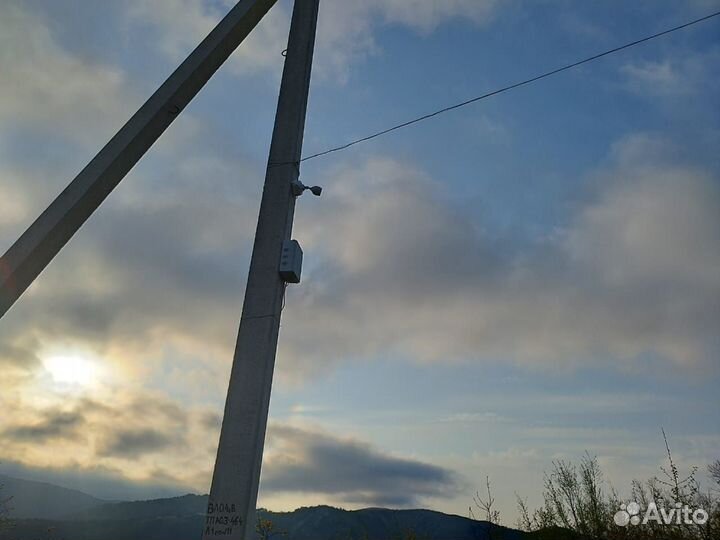 Камера видеонаблюдения с установкой