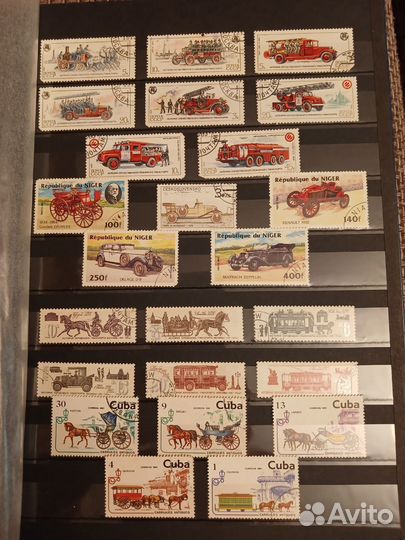 Альбом с марками (более 400 марок)