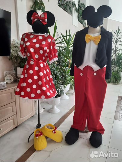 Костюмы Мики Маус и Минни Макс для аниматоров