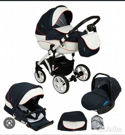 Коляска adamex 3 в 1