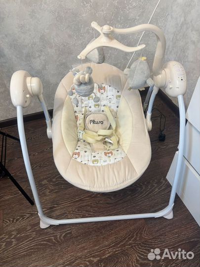 Детские электронные качели для новорожденных