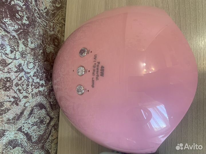 Лампа UV LED 48W топ гель лак дегидратор дизайн