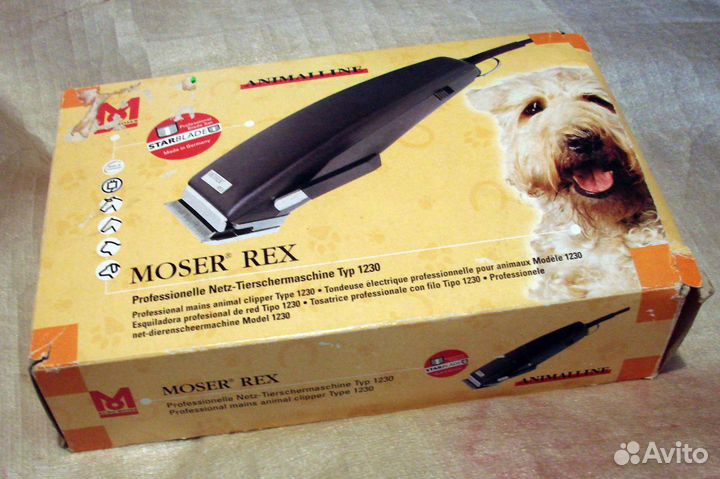 Moser Rex 1230 Проф. машинка для стрижки собак