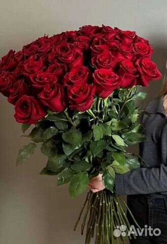 Голландская роза 55 см