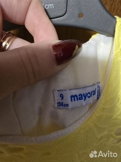 Нарядное платье для девочки 134