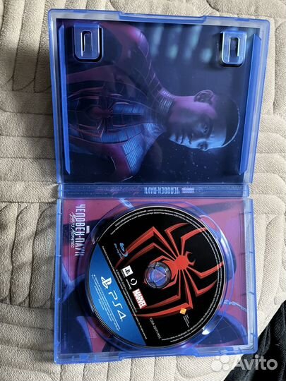 Диски на ps4 человек паук майлз