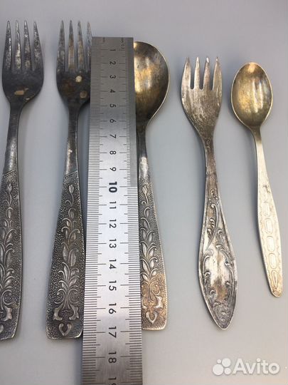 Ложки, вилки,мельхтор СССР разные