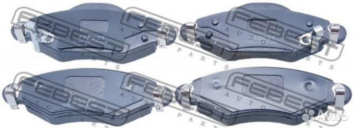 Febest 0101SCP10F колодки тормозные передние